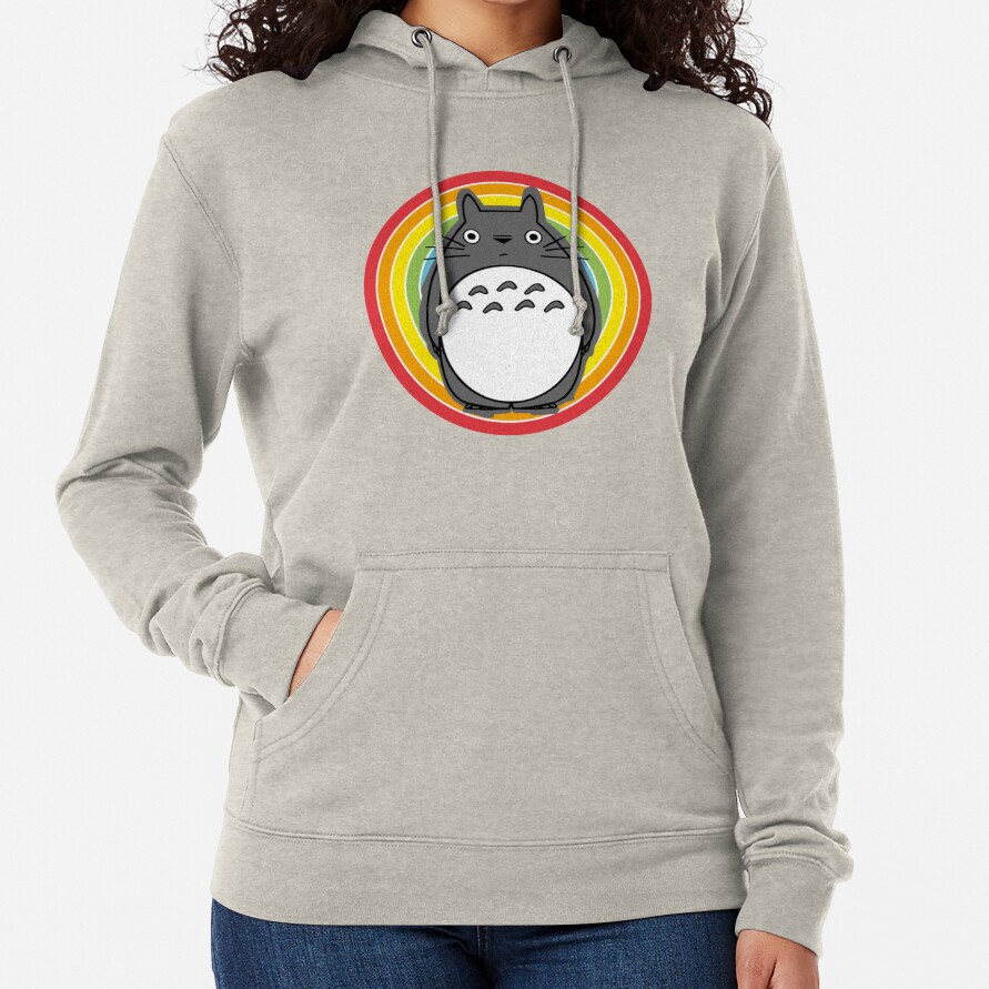 Totoro Rainbow Hoodie - Image 4
