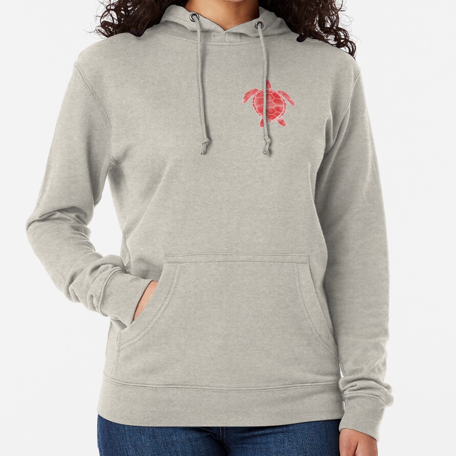 Red Turtle Sticker Hoodie - Image 5