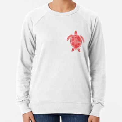 Red Turtle Sticker Sweatshirt