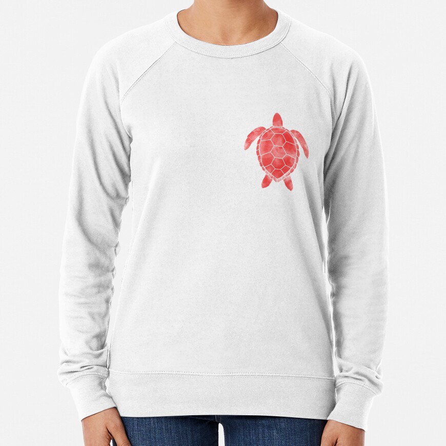 Red Turtle Sticker Sweatshirt