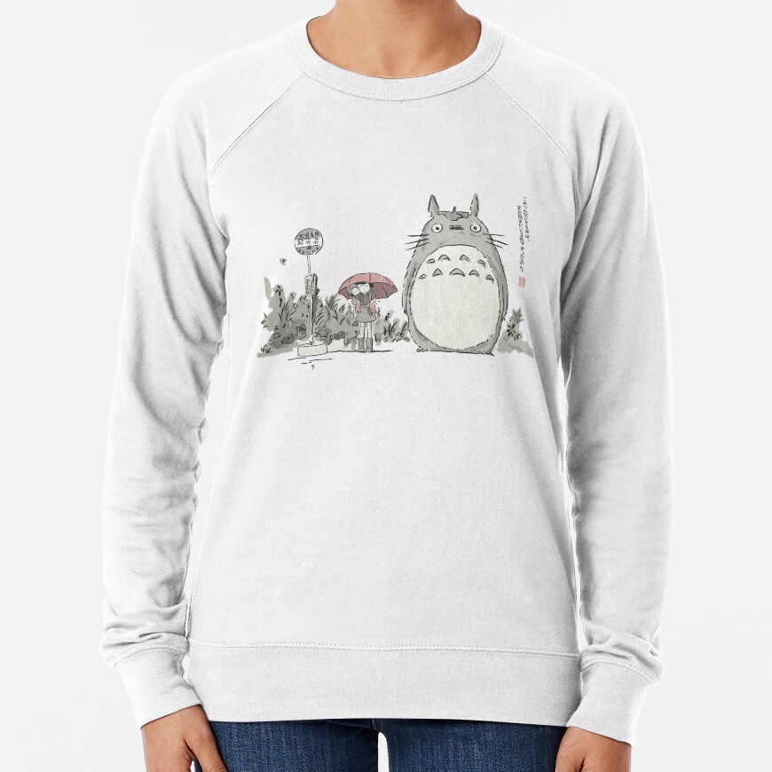 Funny Stop Manga Style Bus Sweatshirt - Image 2