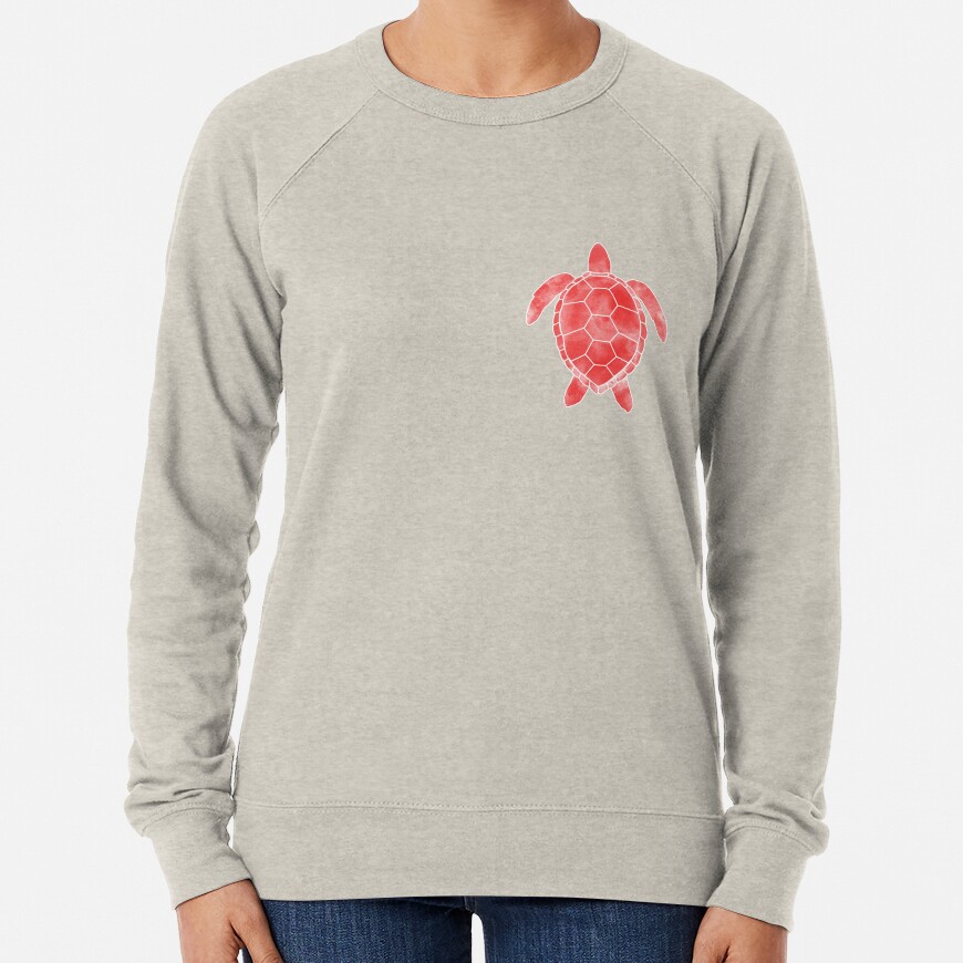 Red Turtle Sticker Sweatshirt - Image 4