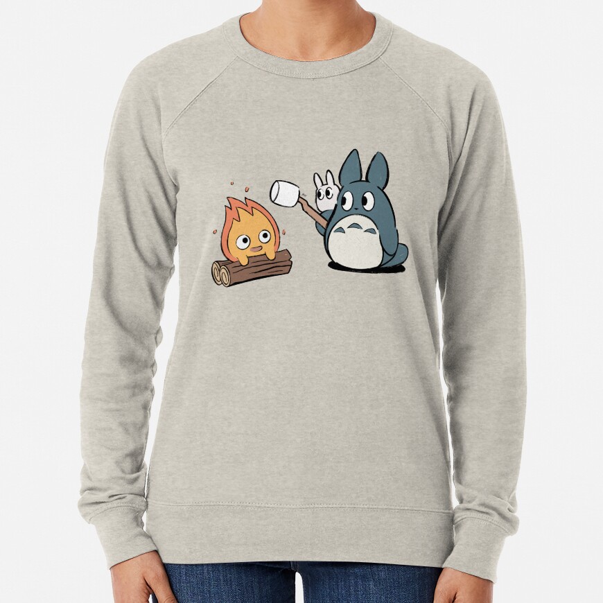 Marshmallow Totoro Sweatshirt - Image 4