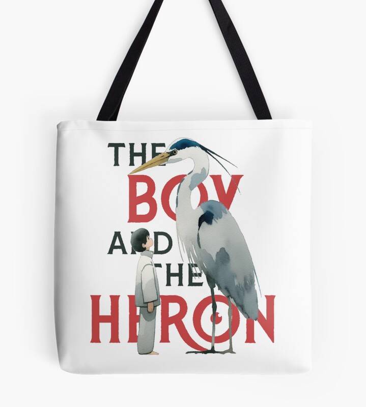 The Boy And The Heron Watercolour 2 Tote Bag
