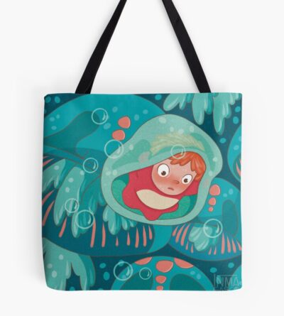 Ponyo And Bubbles Tote Bag