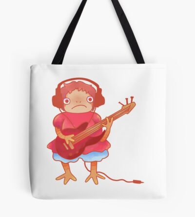 Ponyo Play Guitar Tote Bag