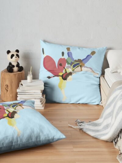 Alternative view of Castle In The Sky Throw Pillow