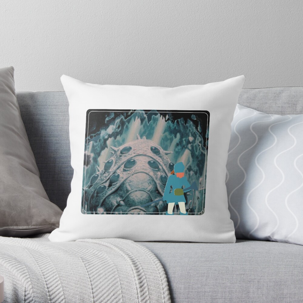Toxic Jungle Design Throw Pillow