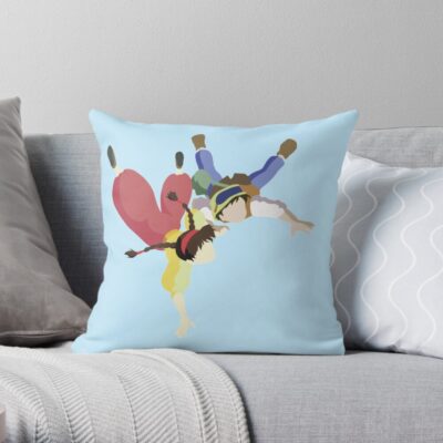 Castle In The Sky Throw Pillow