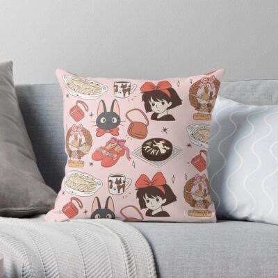 Kiki S Delivery Service Throw Pillow