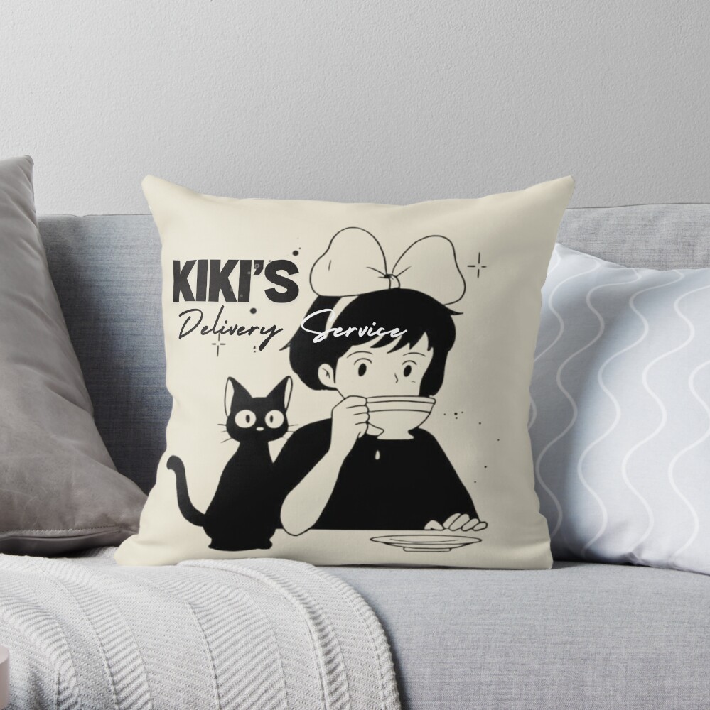 Premium Kiki S Delivery Service Throw Pillow