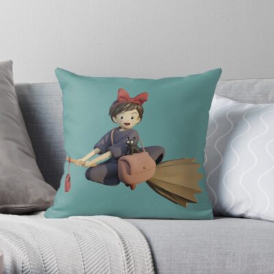 Kiki Fan Art Throw Pillow