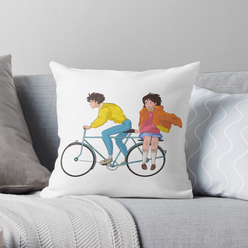 Whisper Of The Heart Fanart Throw Pillow