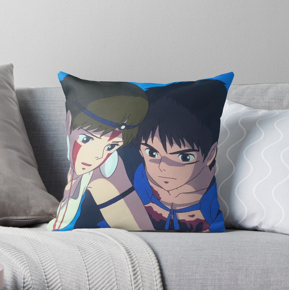 Princess Mononoke Throw Pillow
