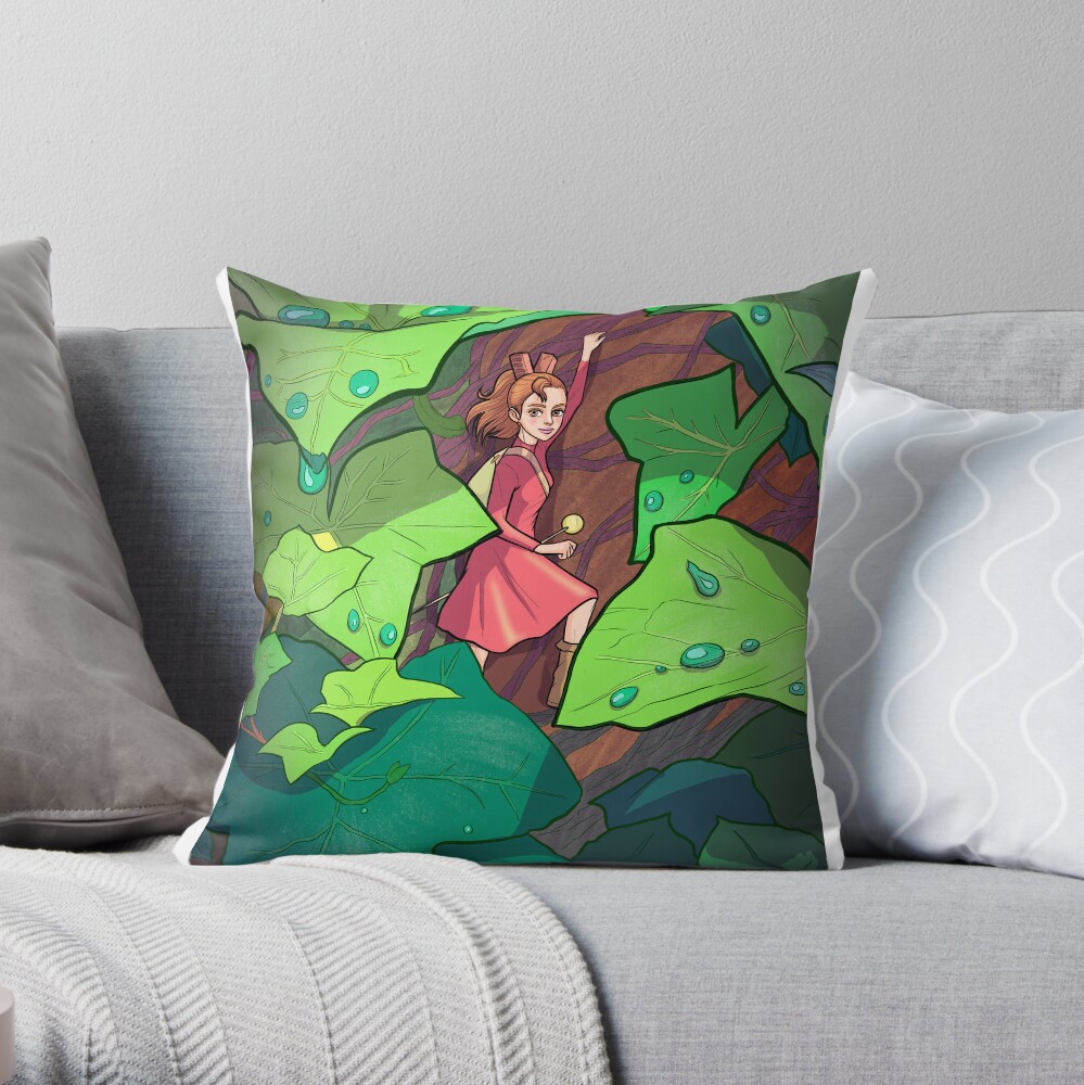 Arrietty Adventures In The Hidden Kingdom Throw Pillow