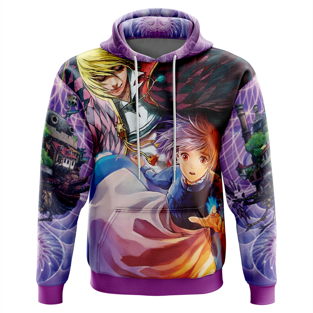 Studio Ghibli Howl's Moving Castle 3D Hoodie