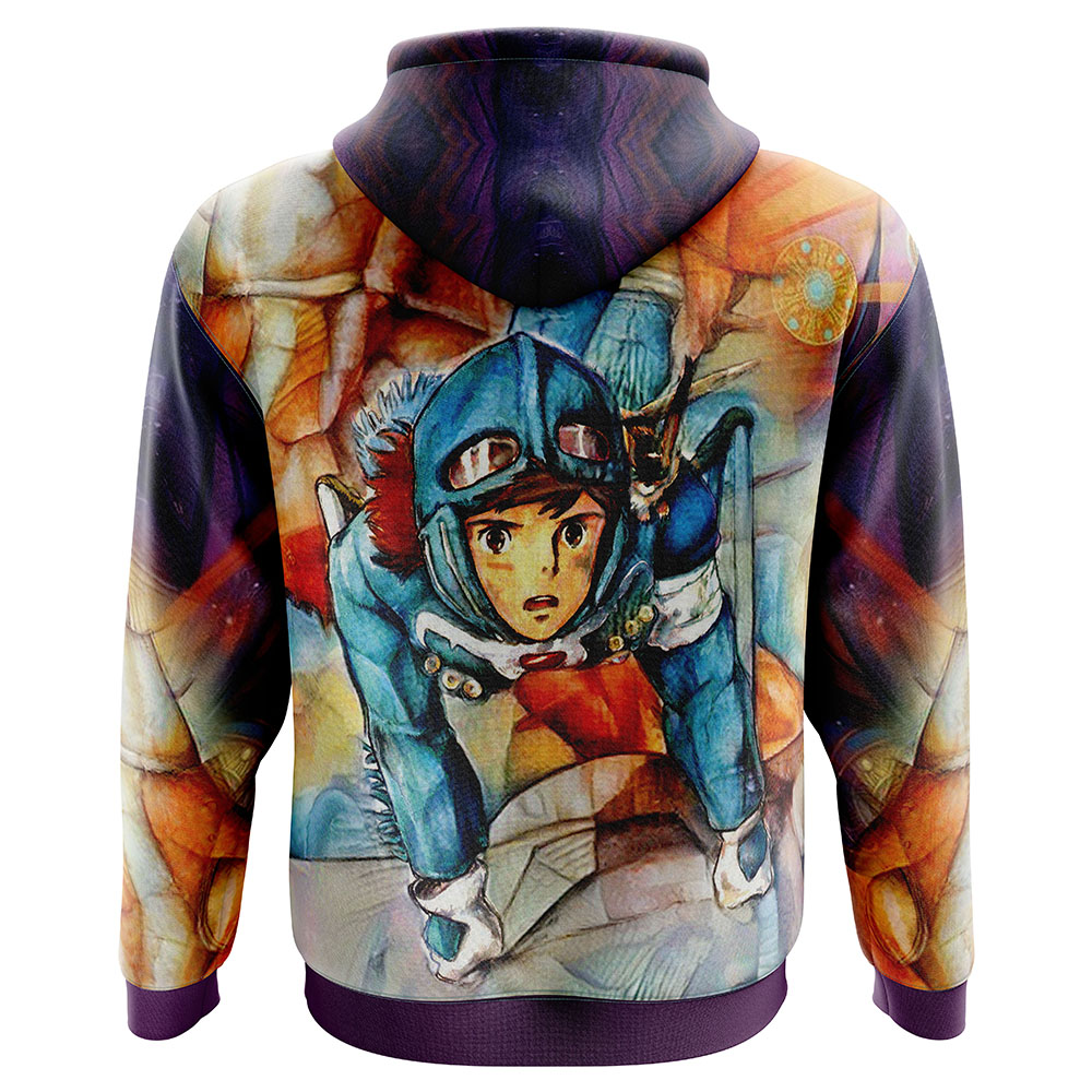 Studio Ghibli Nausicaa Of The Valley Of The Wind 3D Hoodie - Image 3
