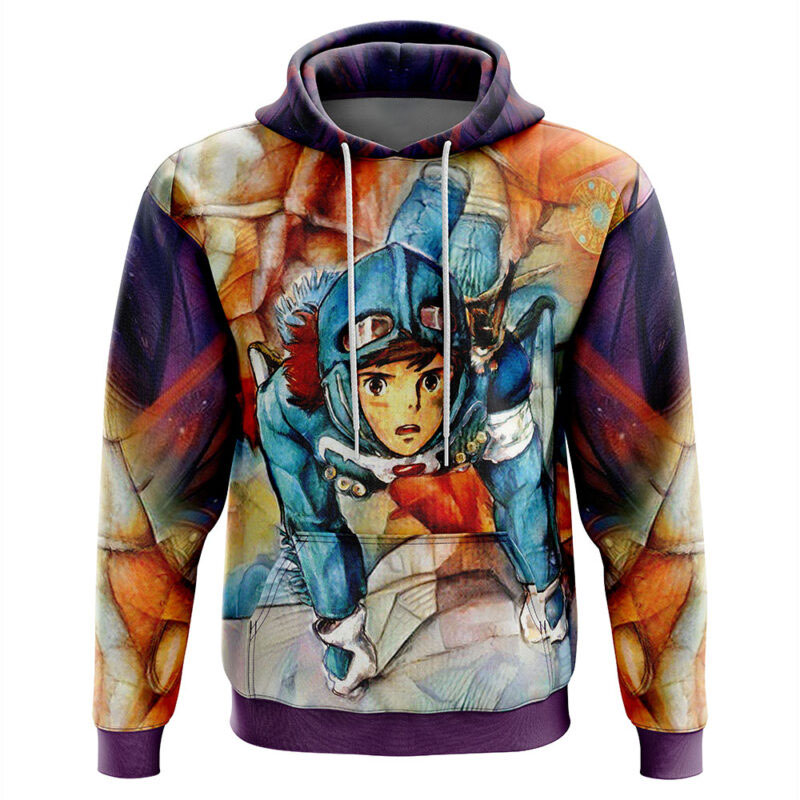 Studio Ghibli Nausicaa Of The Valley Of The Wind 3D Hoodie - Image 4