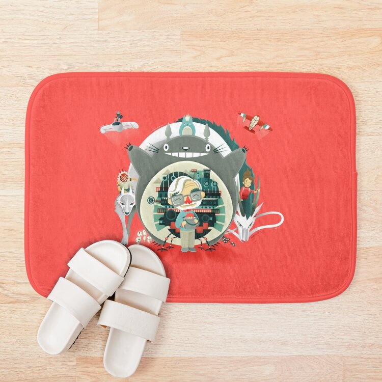 Studio Ghibli Many Characters Bath Mat - Image 3