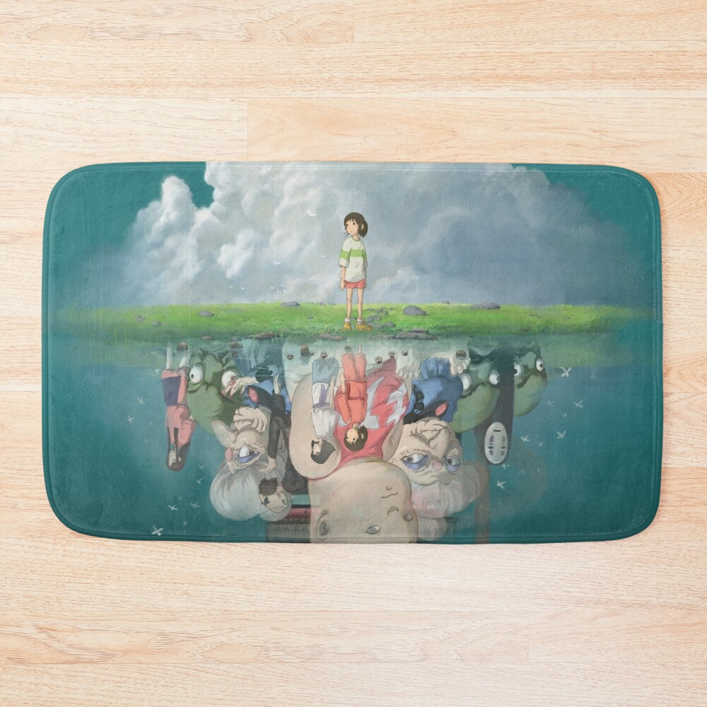 Studio Ghibli Mirror Effect Bath Mat