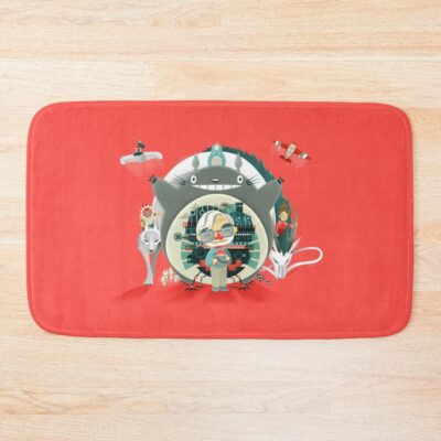 Studio Ghibli Many Characters Bath Mat
