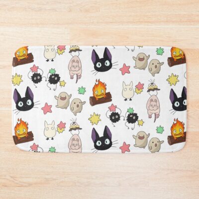 Cute Ghibli Design Pack Fanart Bath Mat