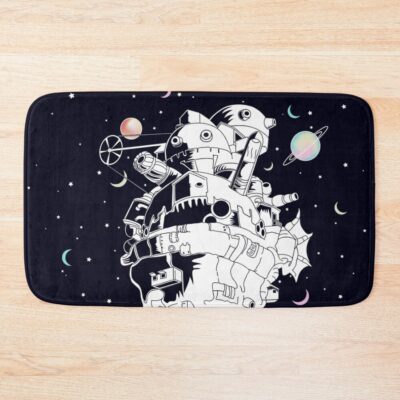Castle In A Starry Night Bath Mat