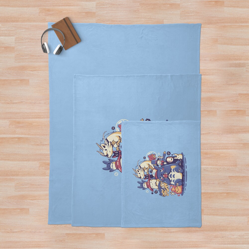 Studio Ghibli Universe Throw Blanket - Image 3