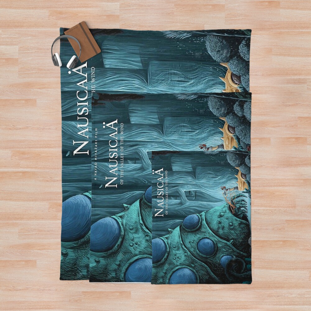 Studio Ghibli Nausicaä Of The Valley Of The Wind Print Throw Blanket - Image 3