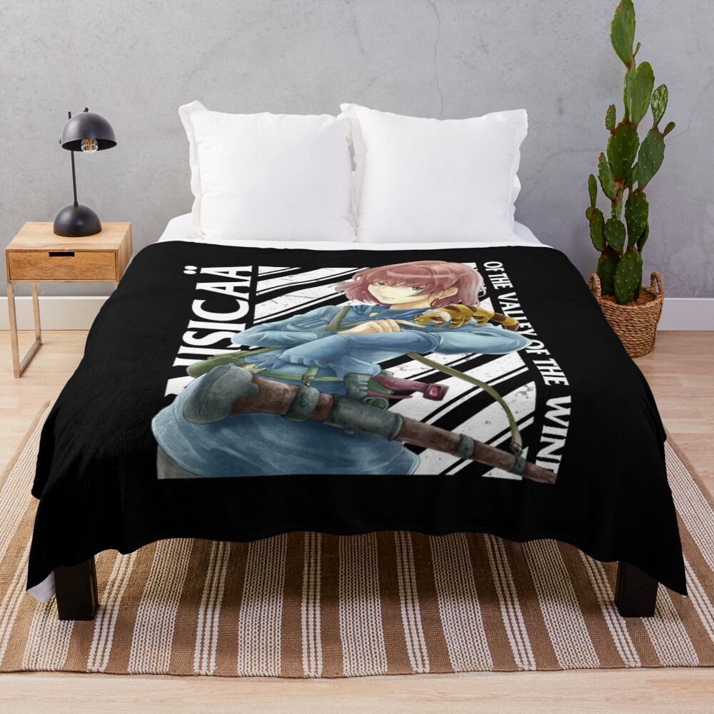 Studio Ghibli Nausicaä Of The Valley Of The Wind Throw Blanket