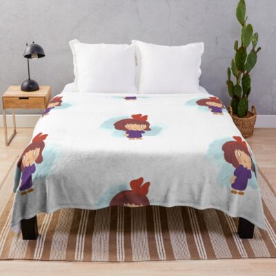 Studio Ghibli Kiki’s Delivery Service Little Kiki Throw Blanket