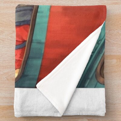 Alternative view of Studio Ghibli Spirited Away Train Travel Scene Throw Blanket