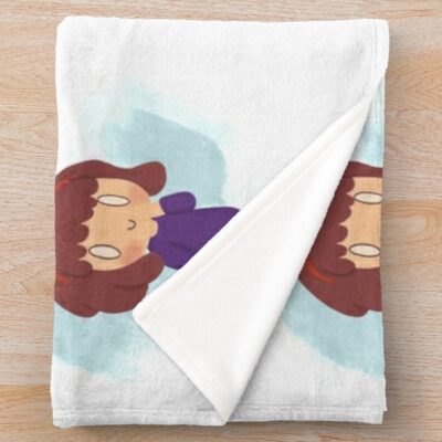 Alternative view of Studio Ghibli Kiki’s Delivery Service Little Kiki Throw Blanket