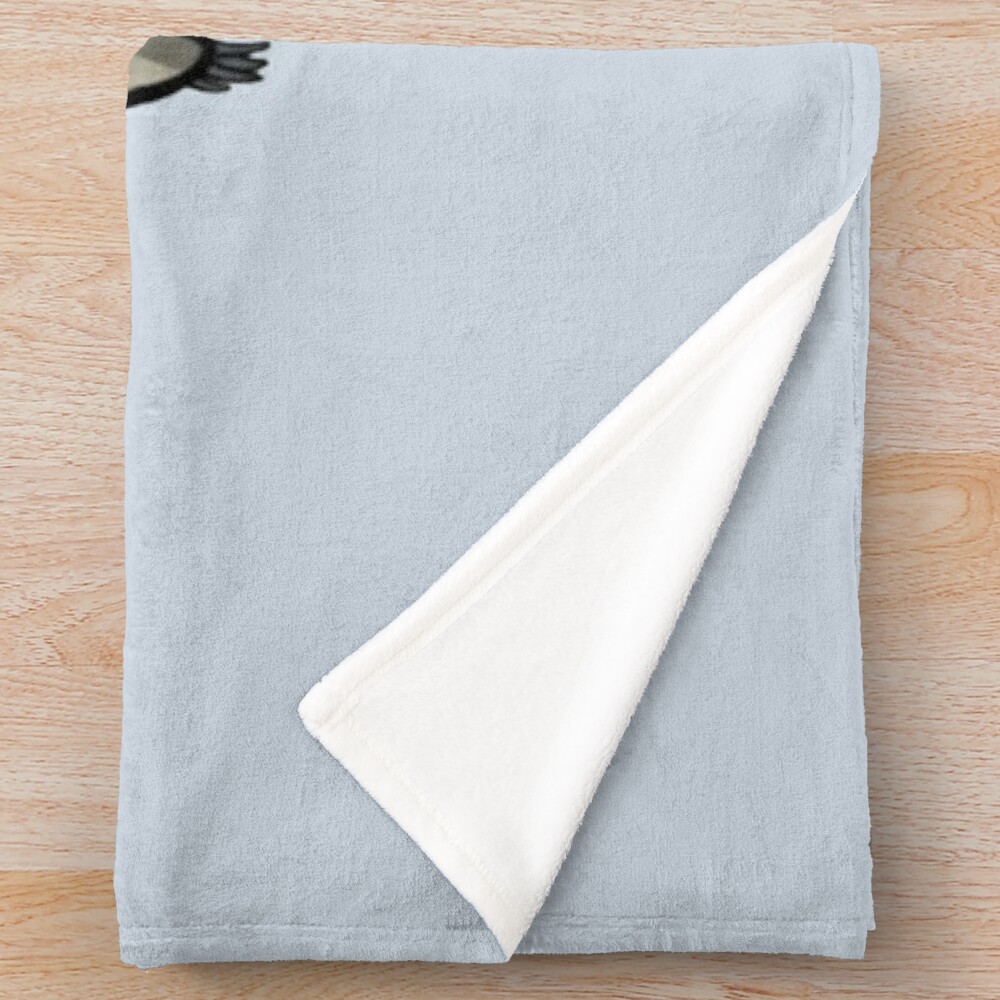 Studio Ghibli My Neighbor Totoro Light Blue Throw Blanket - Image 2