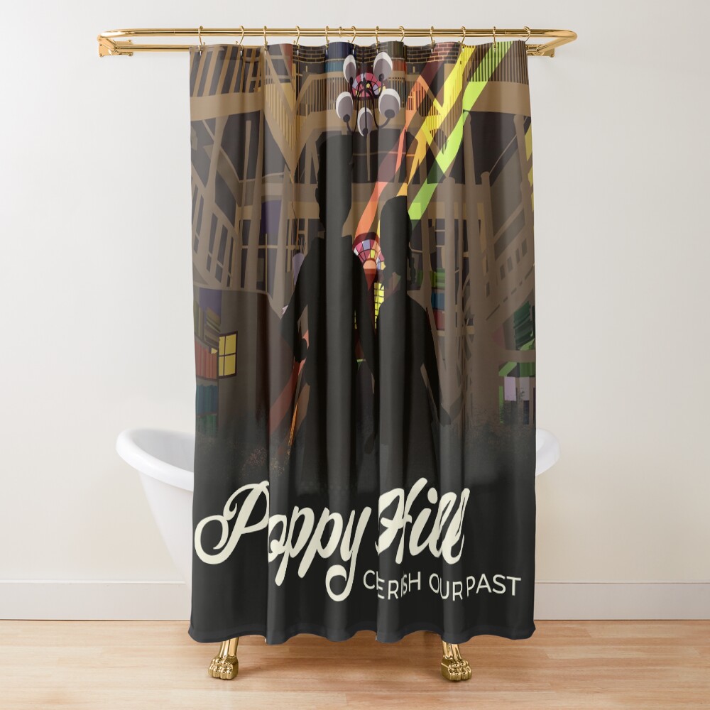 Finding Poppy Hill Shower Curtain