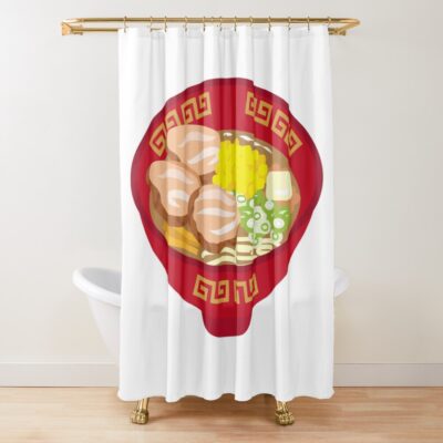 Ponyo Ramen Classic Ramen Shower Curtain