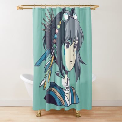 Studio Ghibli Princess Mononoke Shower Curtain