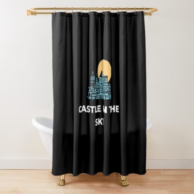 Castle In The Sky Shower Curtain