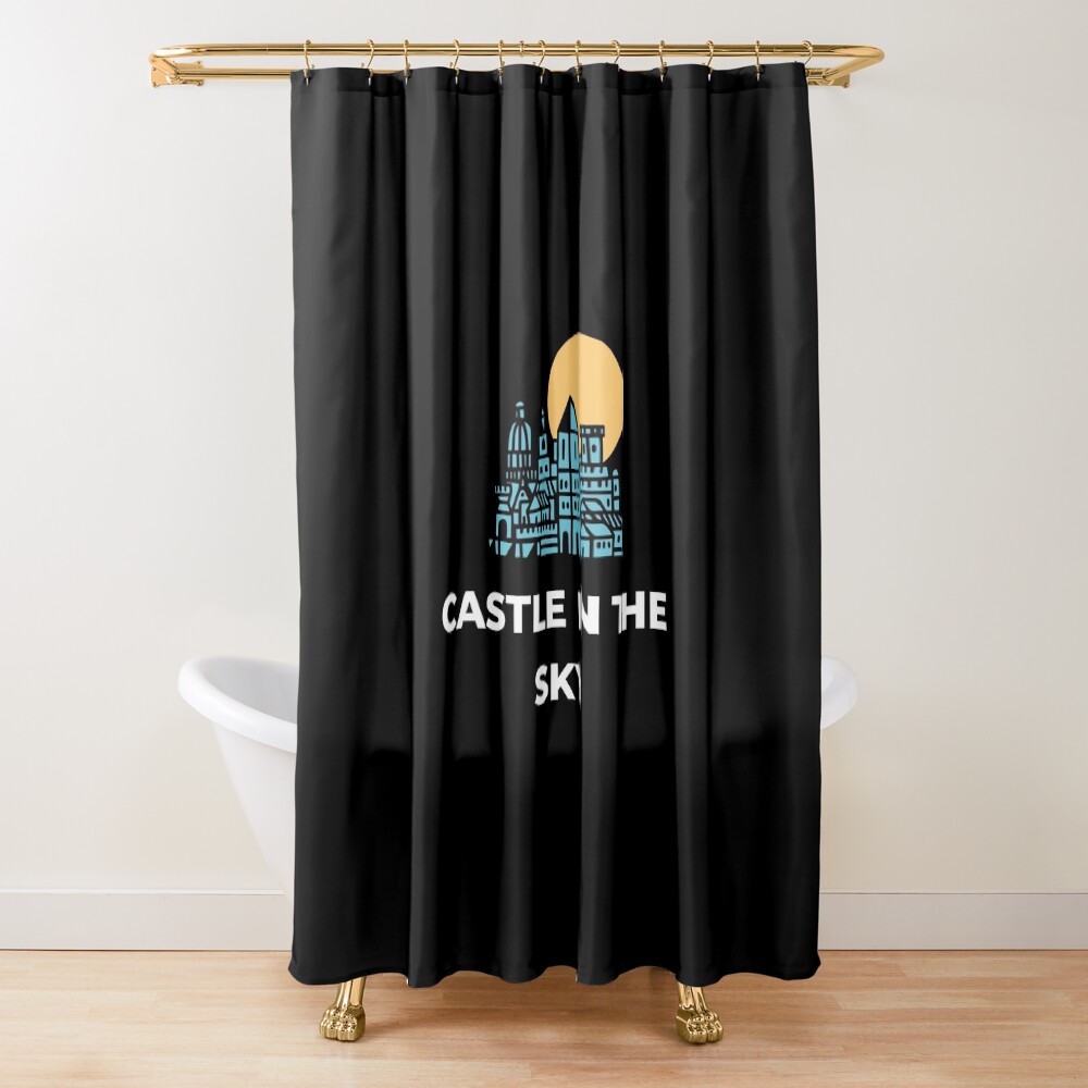 Castle In The Sky Shower Curtain