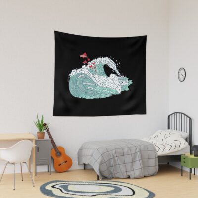 Ponyo_Vagues_ Tapestry