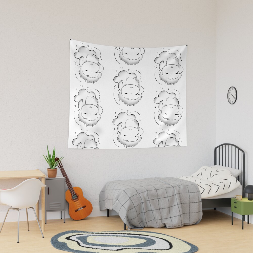 Sleepy Ponyo Tapestry