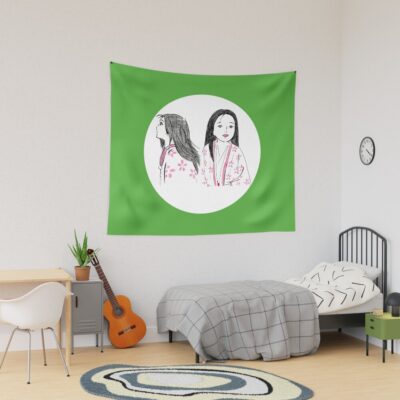 Princess Kaguya Profile Tapestry