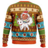 Christmas Mononoke Princess Mononoke Ugly Christmas Sweater BACK mockup - Studio Ghibli Shop