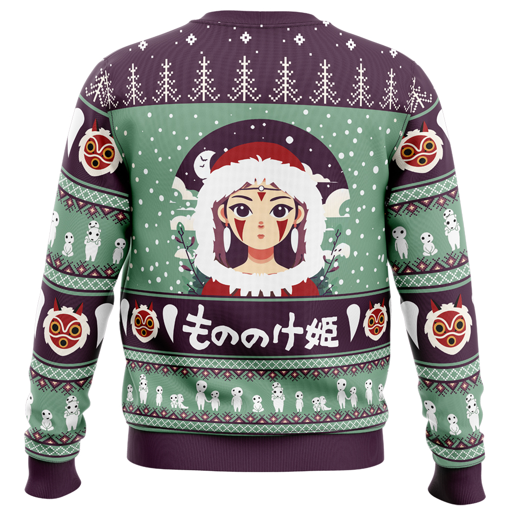 Mononoke Hime Princess Mononoke Ugly Christmas Sweater - Image 2