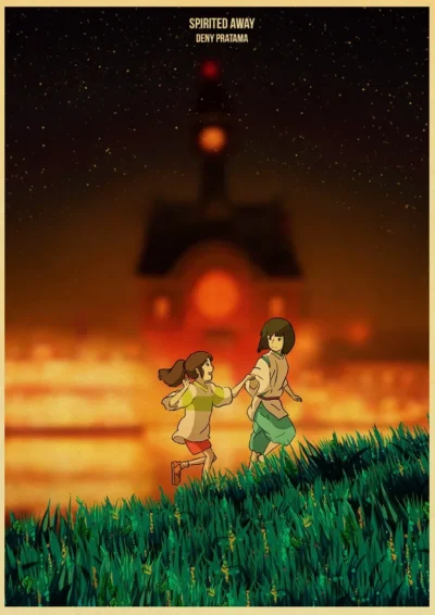 New Spirited Away Art Printing Poster