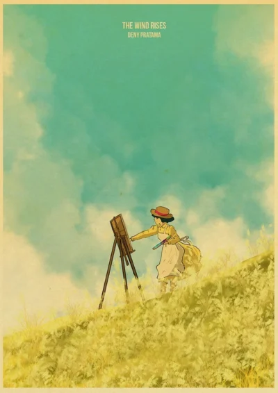 The Wind Rises Decorative Art Printing Poster