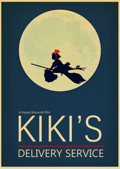 Kiki Canvas Painting Decorative Art Printing Poster