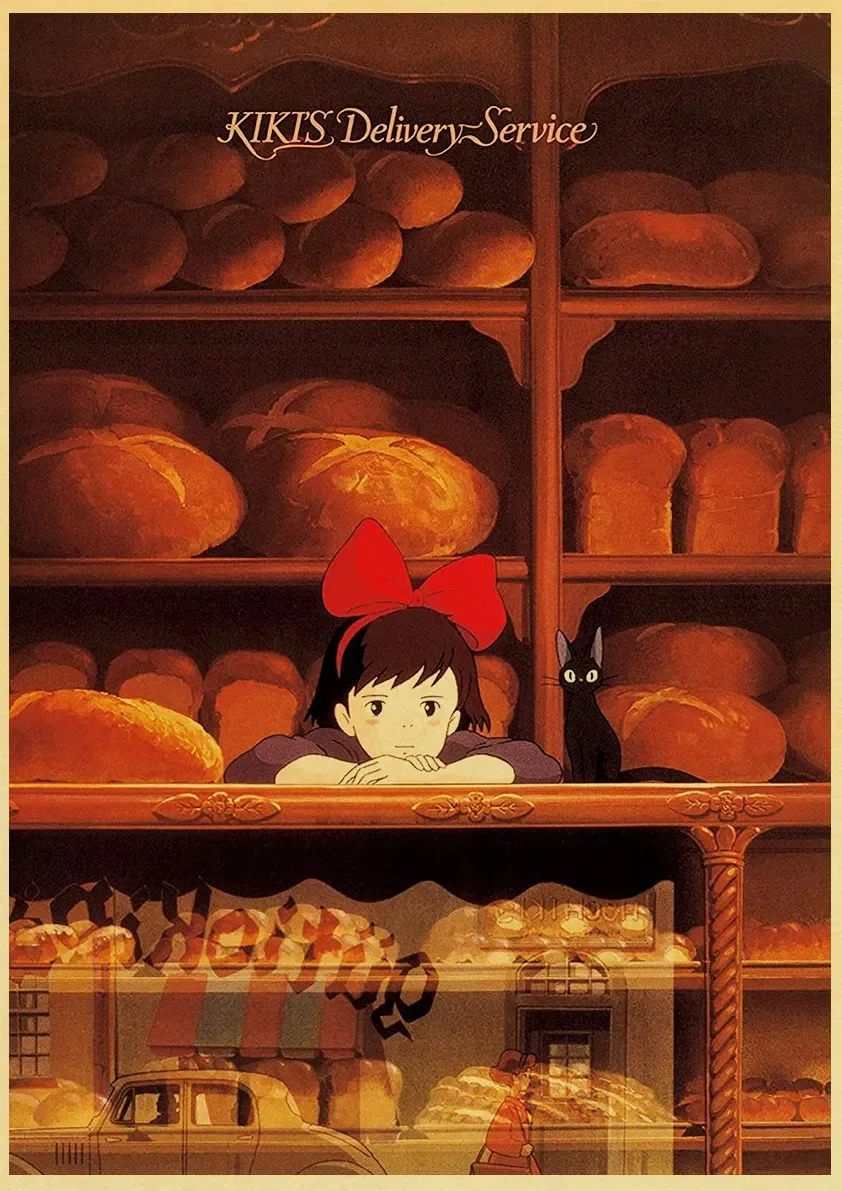 Kiki's Delivery Service Decorative Art Printing Poster