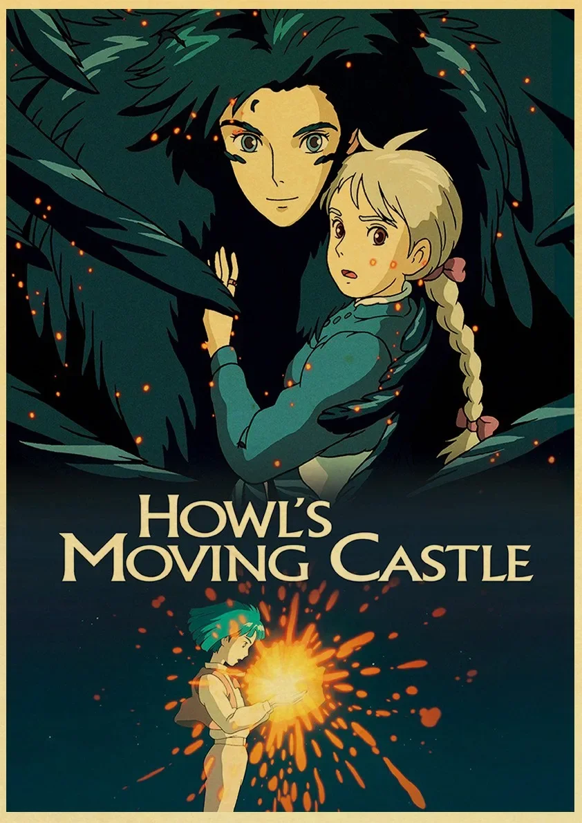 Howl's Moving Castle Art Printing Poster