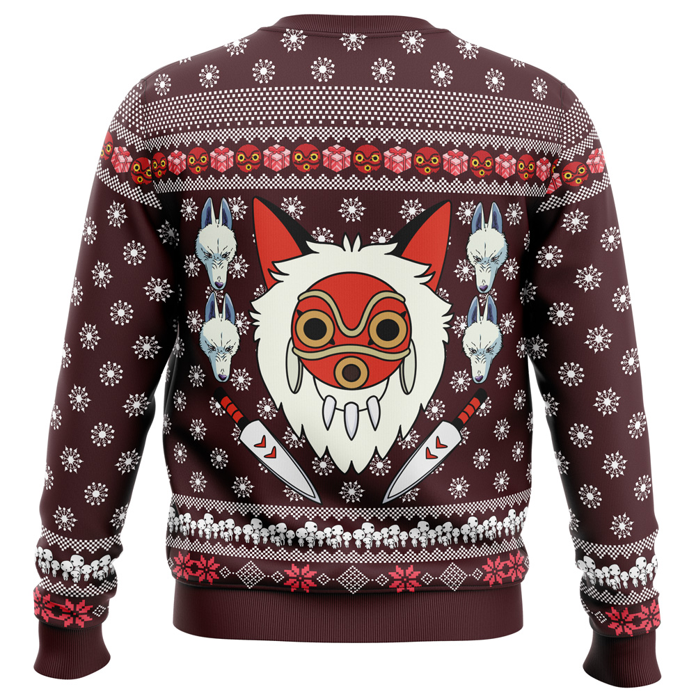 Princess Mononoke Ugly Christmas Sweater - Image 2